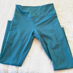 Zyia Teal Light n Tight Pocket Leggings